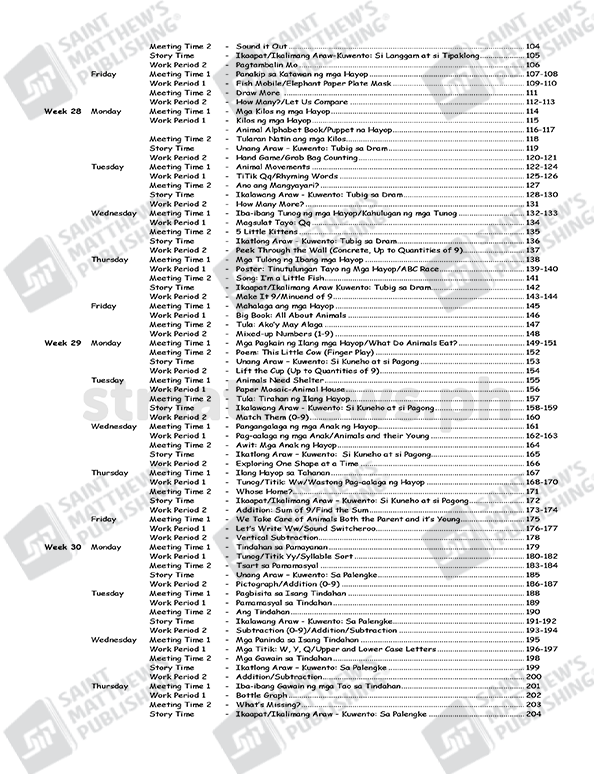 BUHAY Kindergarten Integrated Core Curriculum (ICC) Week 25-32 - Image 3