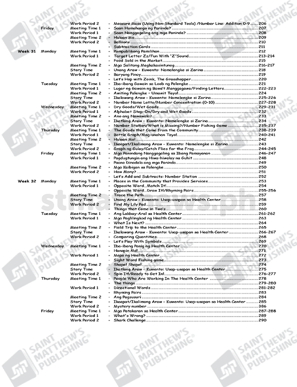 BUHAY Kindergarten Integrated Core Curriculum (ICC) Week 25-32 - Image 4