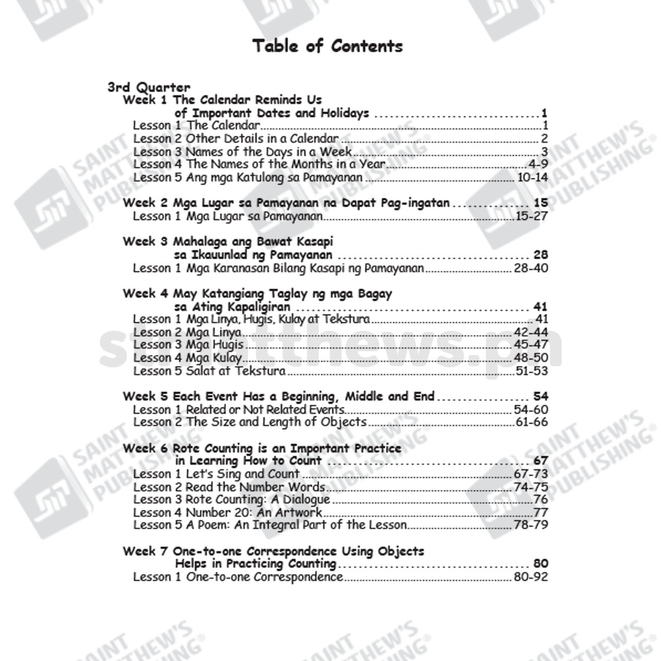 BUHAY Kindergarten Most Essential Learning Competencies (Third and Fourth Quarter) - Image 2